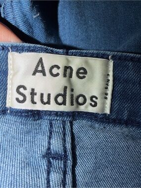 Acne Studios Blue Denim Jeans Skin 5 Overdye 30X32